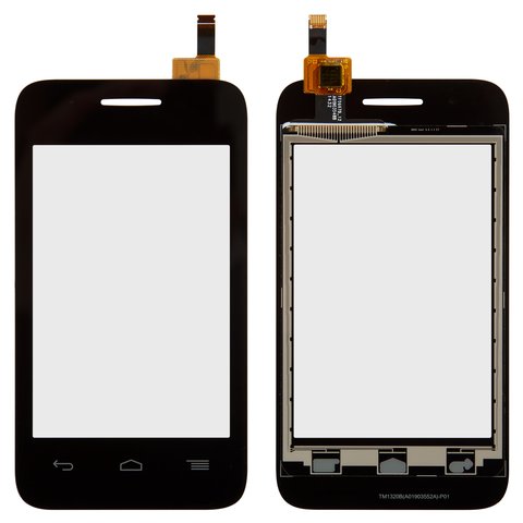 Сенсорний екран для Alcatel One Touch 4018 POP D1, чорний