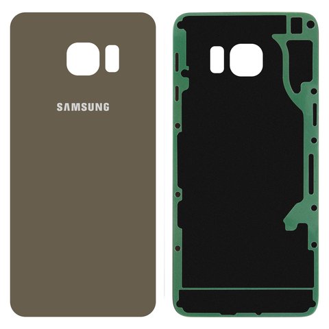 Задня панель корпуса для Samsung G928 Galaxy S6 EDGE Plus, золотиста, 2.5D, Original PRC 