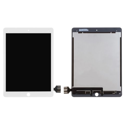 Дисплей для Apple iPad Pro 9.7, белый, без рамки, Original PRC , A1673 A1674 A1675