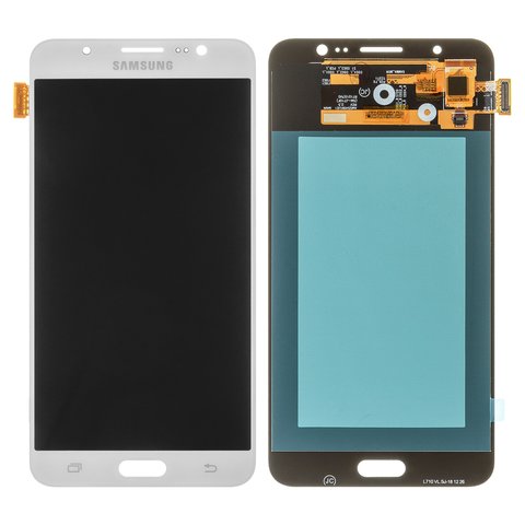 Дисплей для Samsung J710 Galaxy J7 2016 , білий, без рамки, High Copy, OLED 