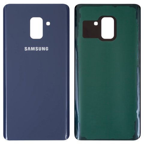 Задняя панель корпуса для Samsung A730F Galaxy A8+ 2018 , A730F DS Galaxy A8+ 2018 , синяя