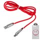 USB кабель Hoco U35, USB тип-C, USB тип-A, 120 см, 2,4 А, червоний, в нейлоновому обплетенні