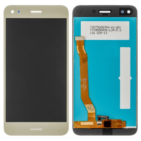 Дисплей для Huawei Nova Lite 2017 , P9 Lite mini, Y6 Pro 2017 , золотистый, класс B, без рамки, High Copy, SLA L02, SLA L22, SLA L03