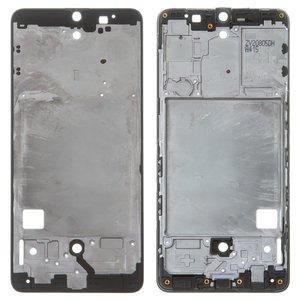 Рамка кріплення дисплея для Samsung A415 Galaxy A41, чорна