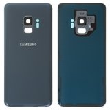 Задня панель корпуса для Samsung G960F Galaxy S9, сіра, повна, із склом камери, Original (PRC), titanium gray