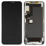 Дисплей для iPhone 11 Pro Max, чорний, з рамкою, High Copy, (OLED), GX OEM hard