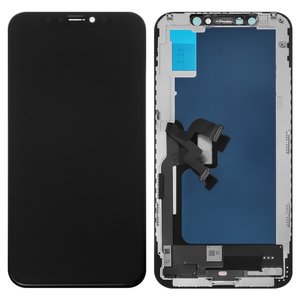 Дисплей для iPhone XS, черный, с рамкой, Copy, tianma TFT 