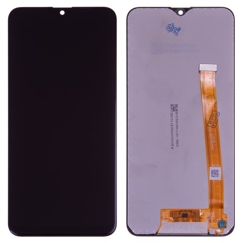 Дисплей для Samsung A202 Galaxy A20e, чорний, без рамки, Оригінал переклеєне скло 