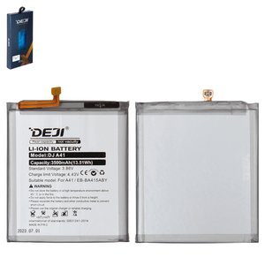 Акумулятор Deji EB BA415ABY для Samsung A415 Galaxy A41, Li ion, 3.86 В, 3500 мАг