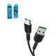 USB кабель Hoco X33, USB тип-A, micro-USB тип-B, 100 см, 4 А, черный, VOOC, #6931474709141
