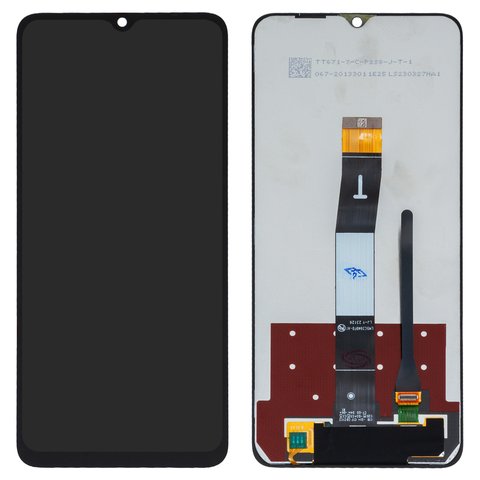 Дисплей для Xiaomi Poco C55, Redmi 11A, Redmi 12C, черный, без рамки, Original PRC 