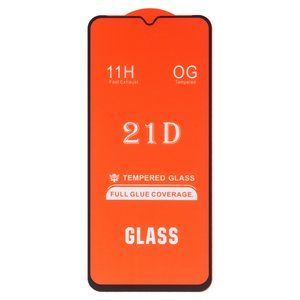 Захисне скло для Samsung A022F Galaxy A02, A037 Galaxy A03s, A125F Galaxy A12, A135 Galaxy A13, M326 Galaxy M32 5G, сумісне з чохлом, Full Glue, без упаковки , чорний