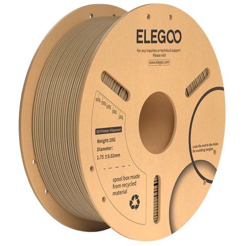 Філамент ELEGOO PLA+, дерево wood , 1 кг