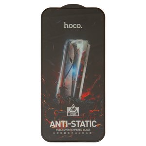 Защитное стекло Hoco G10 для Apple iPhone 14 Pro Max, Full Glue, без упаковки , черный