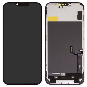 Дисплей для iPhone 14 Plus, черный, с рамкой, Copy, TFT , ZY, LTPS FHD
