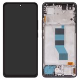 Дисплей для Xiaomi Redmi Note 14 5G, черный, с рамкой, High Copy, (OLED), 24094RAD4G