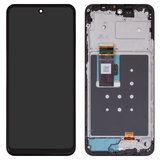Дисплей для Motorola Moto G13, Moto G23 XT2333, чорний, з рамкою, High Copy