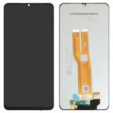 Дисплей для Samsung A075 Galaxy A07 4G, черный, без рамки, Оригинал (переклеено стекло)