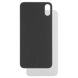 Panel trasero de carcasa puede usarse con iPhone XS, blanco, es necesario desmontar la cámara, small hole