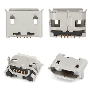 Коннектор зарядки для мобильных телефонов, 5 pin, тип 2, micro USB тип B