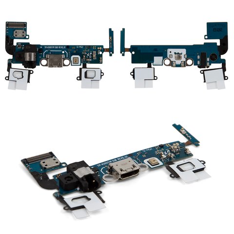 Cable flex puede usarse con Samsung A500F Galaxy A5, del micrófono, del conector de carga, del conector de auriculares, con componentes