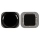 Plastic for HOME Button compatible with Apple iPhone 6, iPhone 6 Plus, iPhone 6S, iPhone 6S Plus, (black)