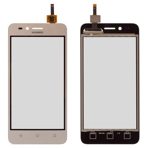 Cristal táctil puede usarse con Huawei Y3 II, versión LTE, dorado