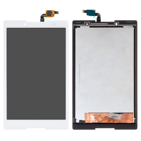 Pantalla LCD puede usarse con Lenovo Tab 3 TB3 850M LTE, blanco, sin marco