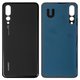 Housing Back Cover compatible with Huawei P20 Pro, (black)
