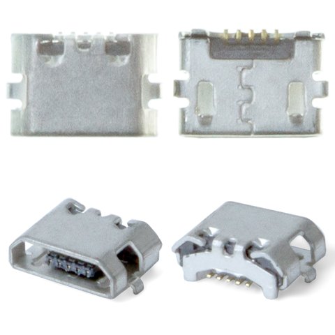 Charge Connector compatible with Huawei Honor 4X, P8 Lite ALE L21 , 5 pin, micro USB type B 
