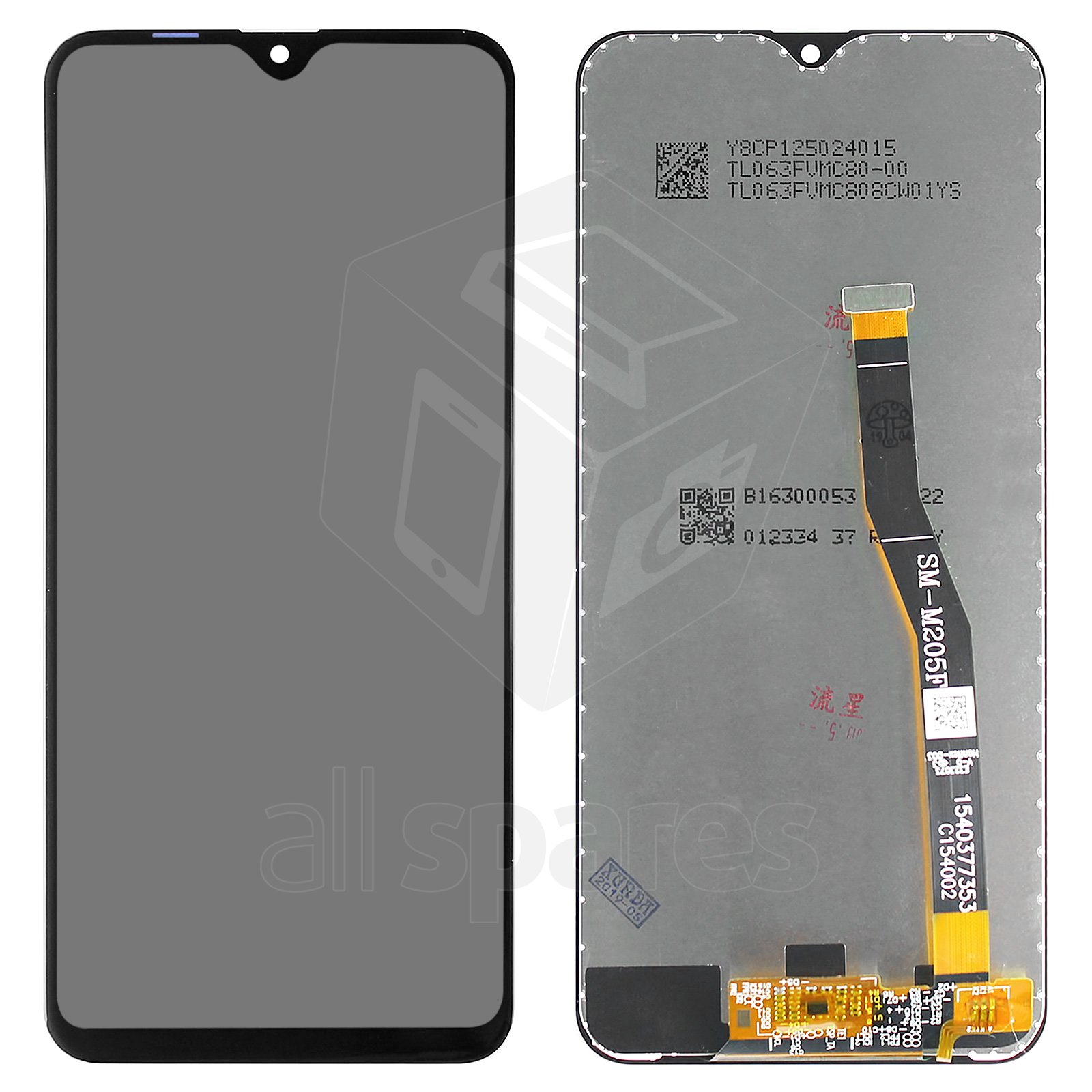 Lcd Compatible With Samsung M5 Galaxy M Black With Touchscreen Original Prc Original Glass All Spares