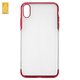 Case Baseus compatible with iPhone XS Max, (red, transparent, silicone) #ARAPIPH65-MD09