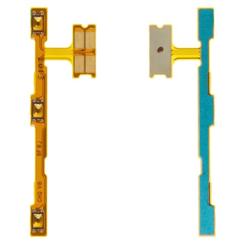 Cable flex puede usarse con Huawei Y7 2019 , del botón de encendido, de botones laterales