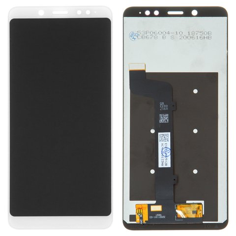 Pantalla LCD puede usarse con Xiaomi Redmi Note 5, blanco, sin marco, High Copy