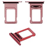 Sujetador de tarjeta SIM puede usarse con iPhone 11, rojo, double SIM