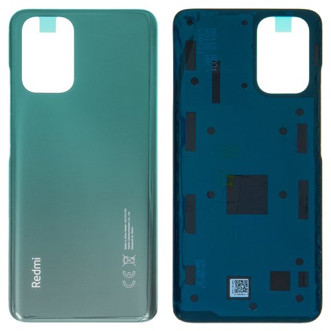 Housing Back Cover compatible with Xiaomi Redmi Note 10, green, M2101K7AI, aqua green Lake Green  