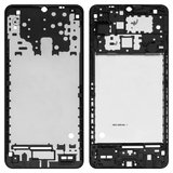Housing Middle Part compatible with Samsung A125F Galaxy A12, M127 Galaxy M12, (black, LCD binding frame)