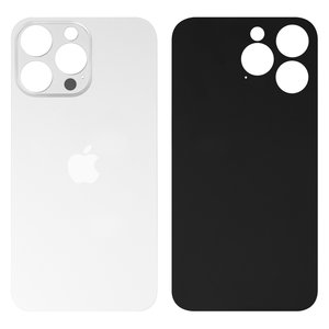 Panel trasero de carcasa puede usarse con iPhone 14 Pro, blanco, es necesario desmontar la cámara, small hole