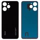 Housing Back Cover compatible with Xiaomi Redmi 12, (black)