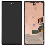 Pantalla LCD puede usarse con Google Pixel 6a, negro, con marco, original (vidrio reemplazado), GX7AS, GB62Z, G1AZG