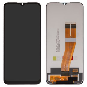 Pantalla LCD puede usarse con Samsung A035F Galaxy A03, negro, sin marco, Box 