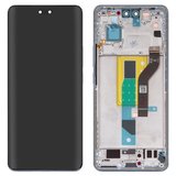 LCD compatible with Xiaomi 13 Lite, (blue, with frame, Original (PRC), lite blue)