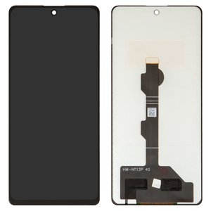 Pantalla LCD puede usarse con Xiaomi Poco M6 Pro 4G, Redmi Note 13 Pro 4G, Redmi Note 14S, negro, sin marco, Copy, TFT 