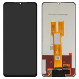 Pantalla LCD puede usarse con Samsung A066 Galaxy A06 5G, negro, sin marco, original (vidrio reemplazado)