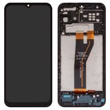 LCD compatible with Samsung M146B Galaxy M14, (black, with frame, High Copy, PM6585JB6-1-41)