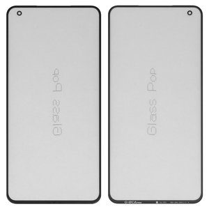 Housing Glass G+OCA PRO compatible with Vivo X50, with OCA film, black 