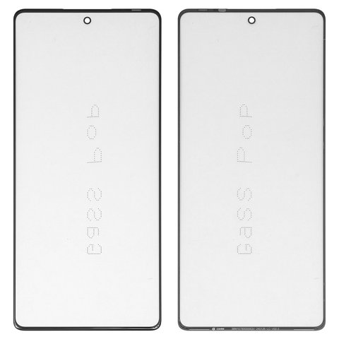Housing Glass G+OCA PRO compatible with Tecno Camon 30 CL6, CL6k , Camon 30 5G CL7 , with OCA film, black 