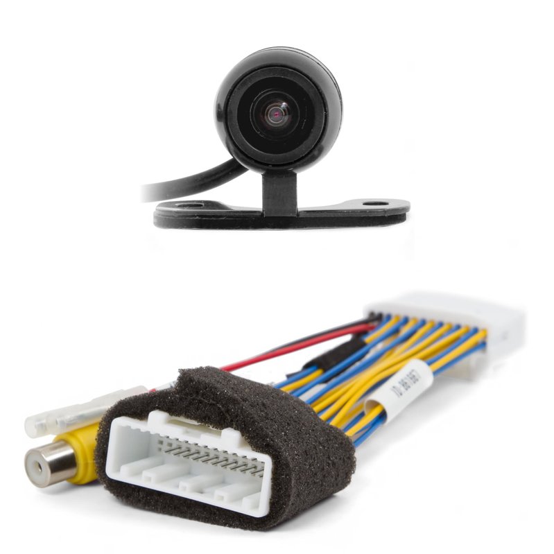 Mazda 2 3 6 CX-5 CX-9 Reverse Camera Kit With 28 Pin Cable Wire Harness ...