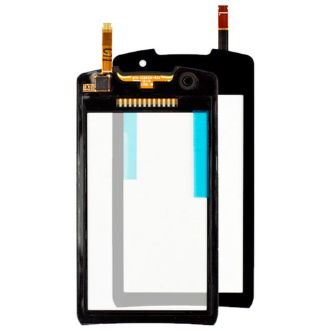Touchscreen compatible with Samsung S5620 Monte, black 