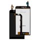 LCD compatible with Asus ZenFone Go (ZC500TG), (black, without frame)